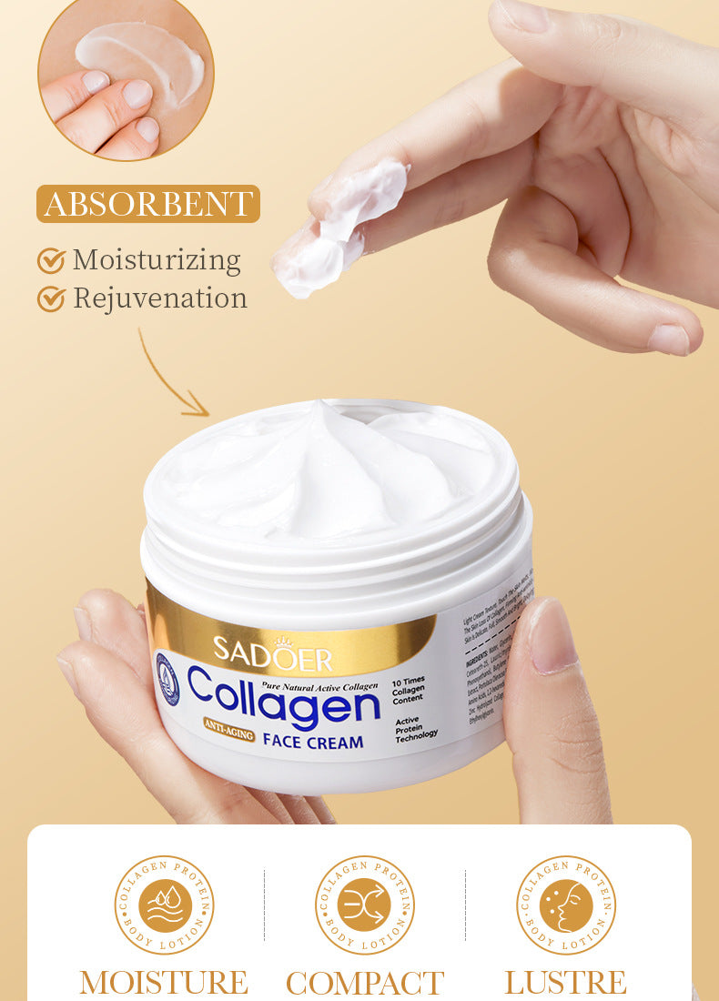 Cross-border Collagen Face Cream100g Hydrating, moisturizing, and rejuvenating skin cream for wholesale export skincare products