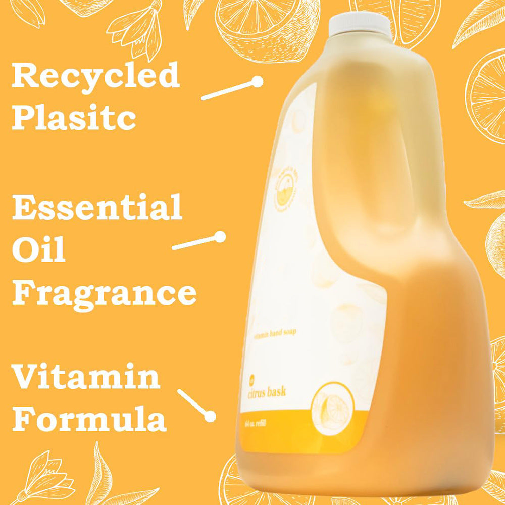 Liquid Soap Cross-Border Orange Long-Lasting Fragrance Bath Soap Liquid Bottle Liquid soap Handmade soap