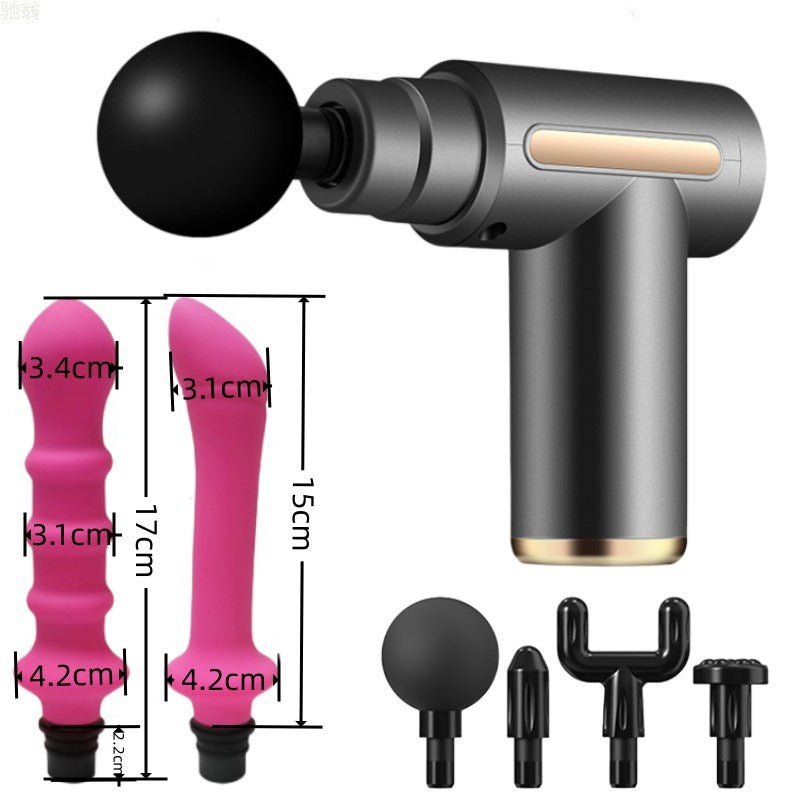 Fascia Gun Modified Head Massage for Women Multi-Functional Adapter Replacement Silicone Accessories Adult Gun Head Massager Device
