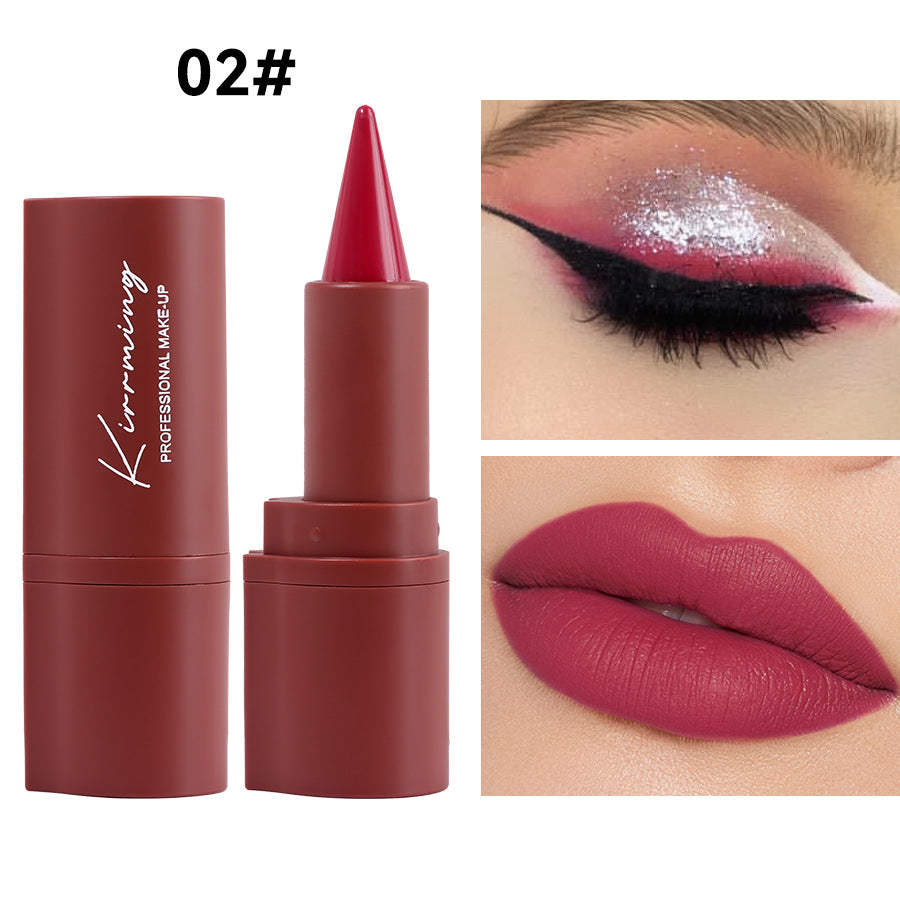 Cross-border Exclusive Hot-Selling Items KIRRMING 2-in-1 Eyeliner Lipstick 4Waterproof Long-lasting Matte Eyeliner