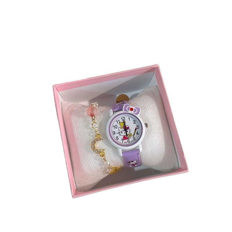 Children's Day Cute Cartoon Kindergarten Graduation Small Gift Boys Girls Forest Style Class Time Children's Watch