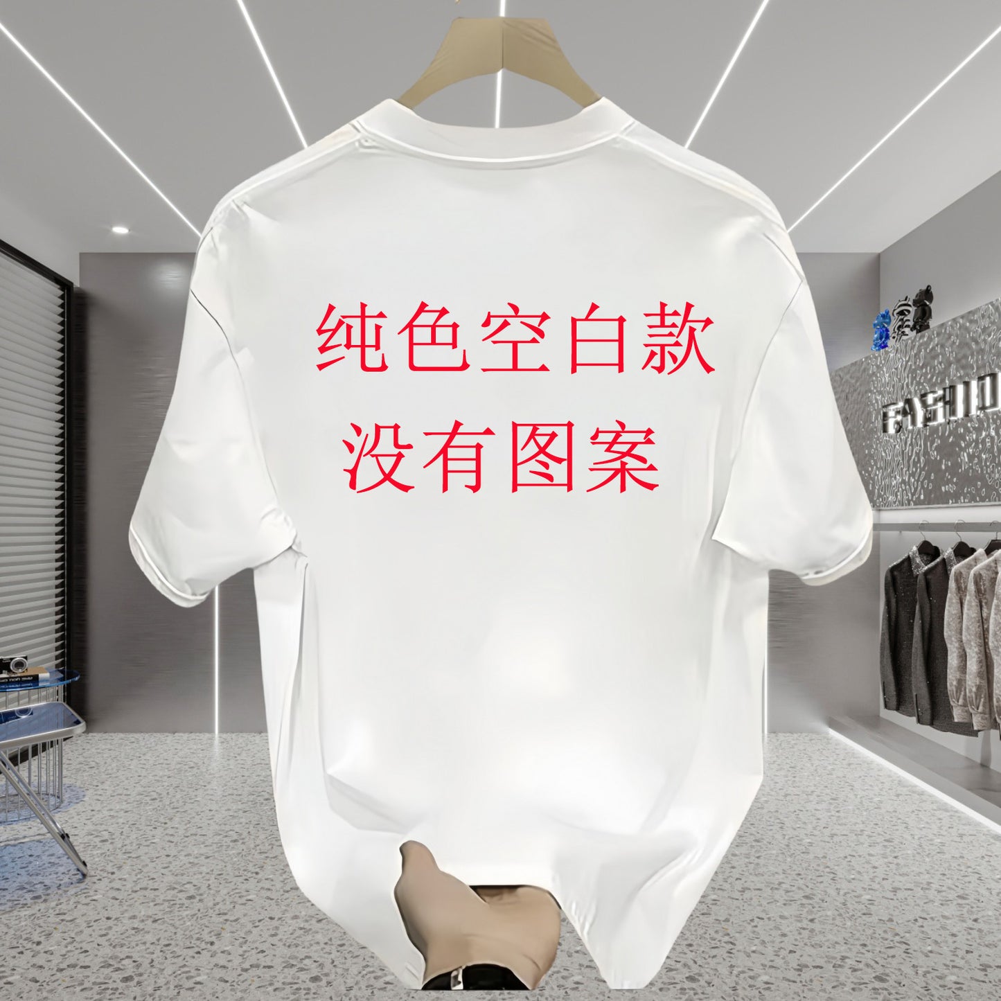 American Style Men's Short Sleeve T T-shirt2025New Men's Clothing Summer Pure Cotton Trendy Loose Men's Fashion Top