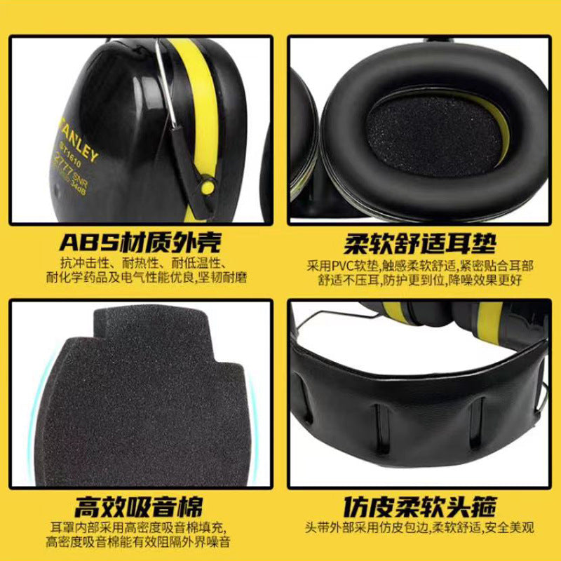Stanley Noise-Canceling Ear Muffs for Sleeping, Head-Mounted Sleep Headphones, Ear Muff Covers, Noise Reduction, Factory Waterproof, Anti-Noise