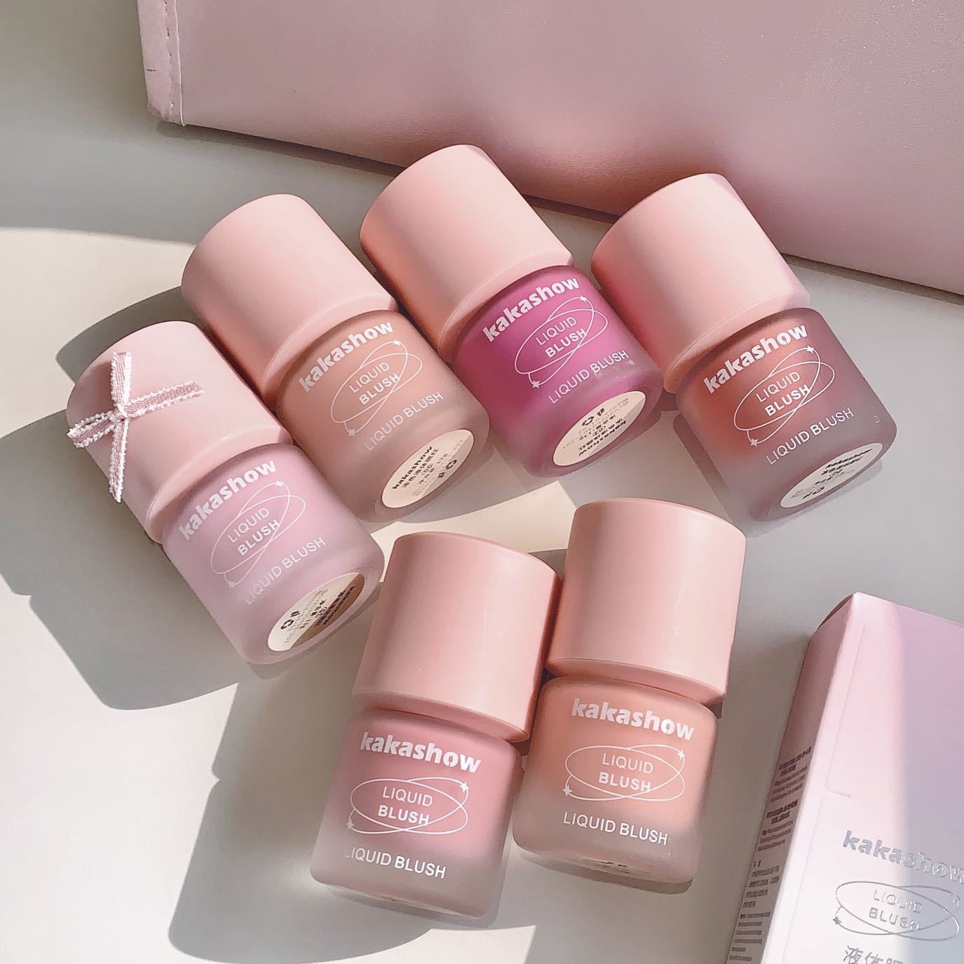 kakashow Freezing Color Liquid Blush Korean Style Hydrating Rouge Natural Red Blush Texture Instant Glow C487
