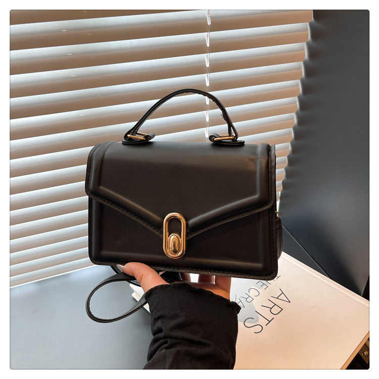 Fashionable and Elegant Small Square Bag2025Summer New Korean Style Niche Casual Commuter Crossbody Bag Trendy Shoulder Bag