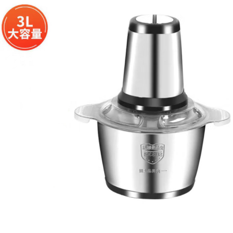 Yiduomi Household Meat Grinder3L Stainless Steel Electric Meat Grinder Wholesale Commercial Small Vegetable Chopper Kitchen Processor