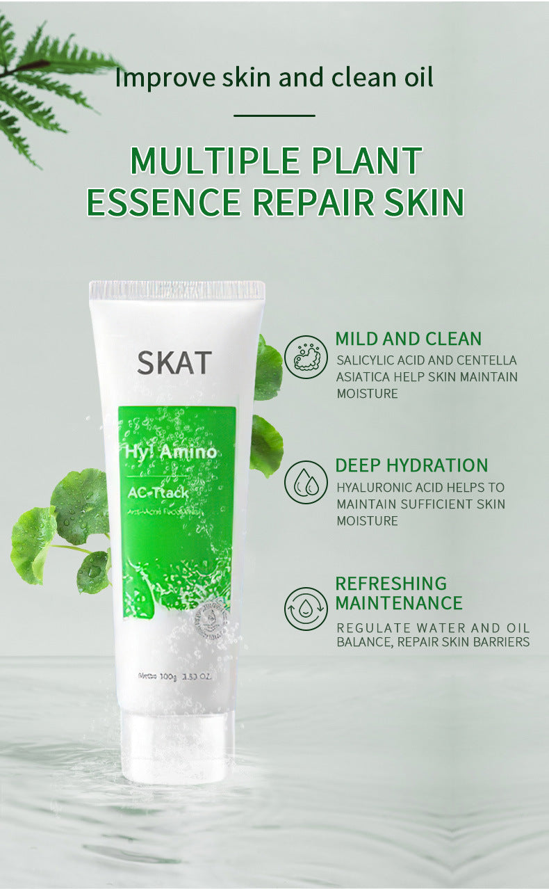 Cross-Border All-English SKAT Salicylic acid facial cleanser Salicylic Acid Facial Cleanser Wholesale