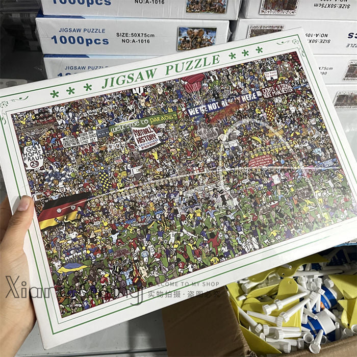 It is said that only20%People can put it together in one go And you? Times Square Puzzle1000Piece0.9kg