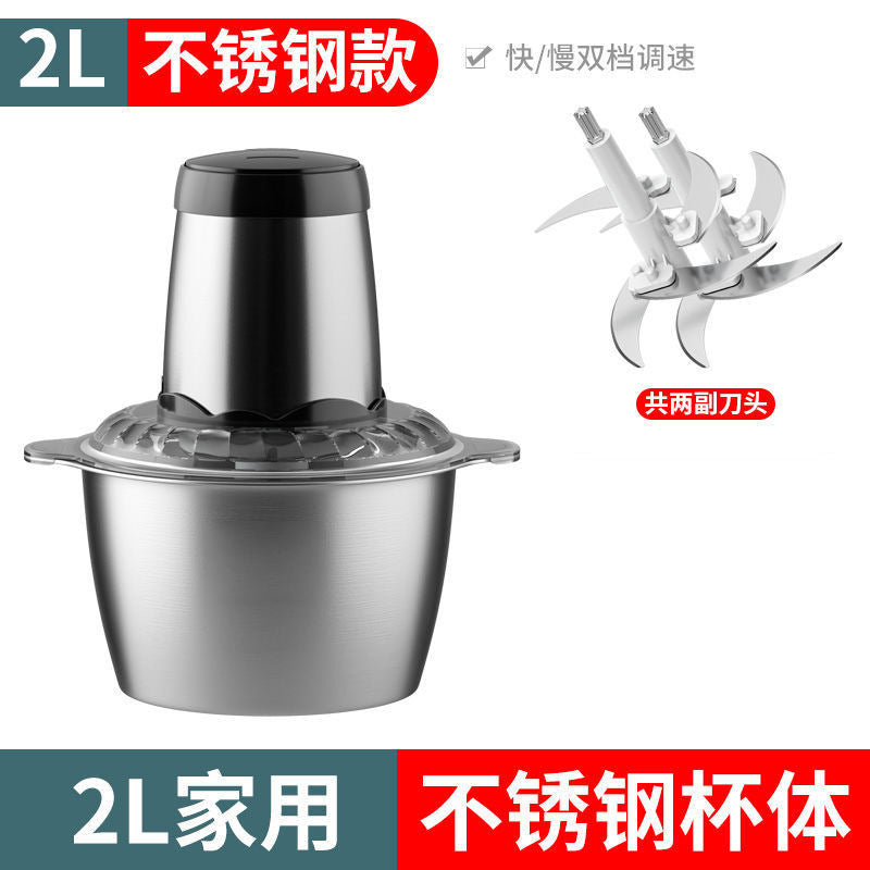 Meat Grinder Stainless Steel Multifunctional Household Small Food Processor Commercial Blender Kitchen Baby Food Gift