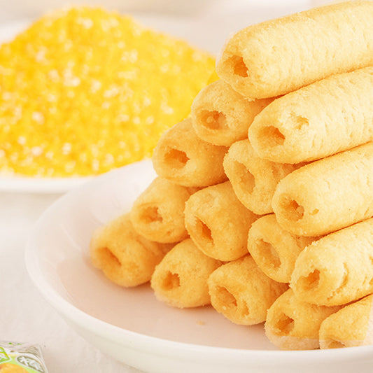 Wholesale Casual Internet Celebrity Dormitory Snacks Individually Packaged Sea Salt Cheese Sticks Crispy Biscuits Stuffed Rice Crackers Rolls