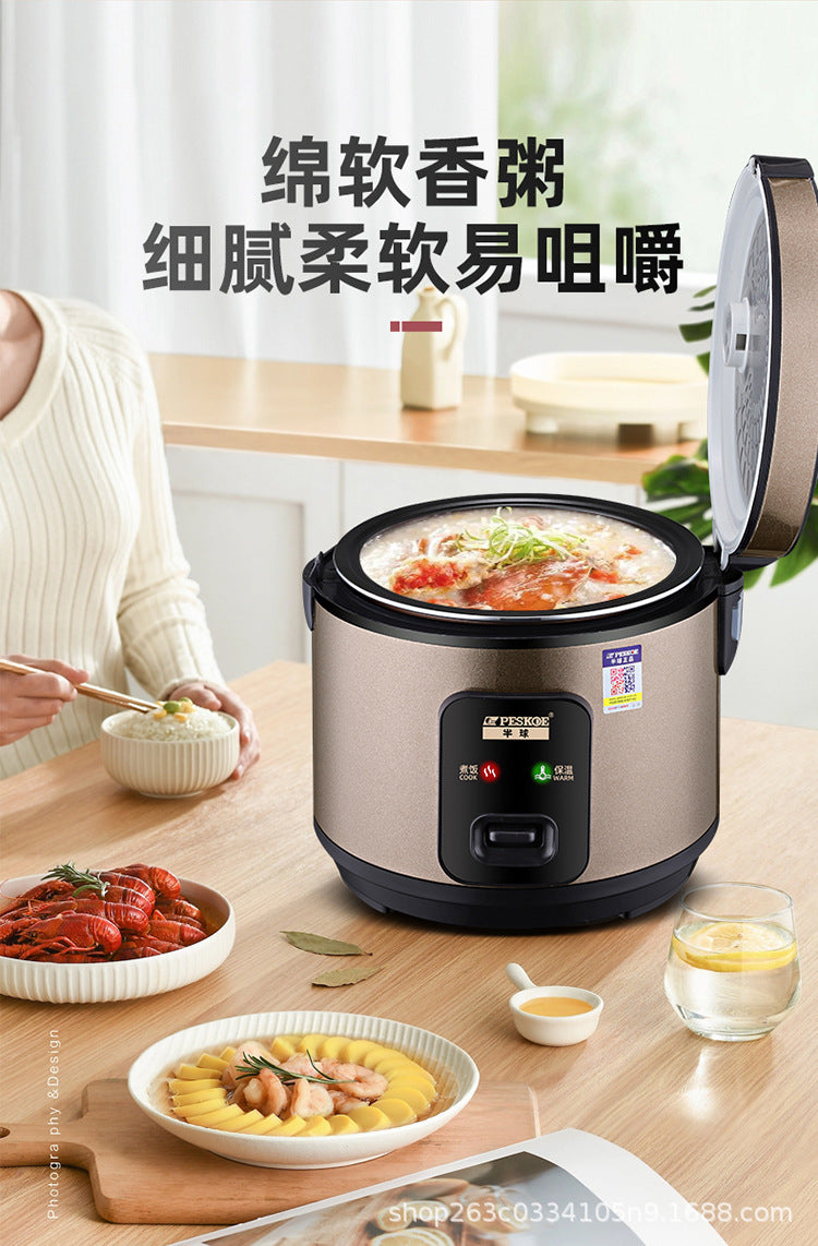 Positive Hemisphere Rice Cooker2-5L Home Use Xishi Pot Old Style Simple Small Size1-3People4Non-Stick Rice Cooker with Steam Cooking Function
