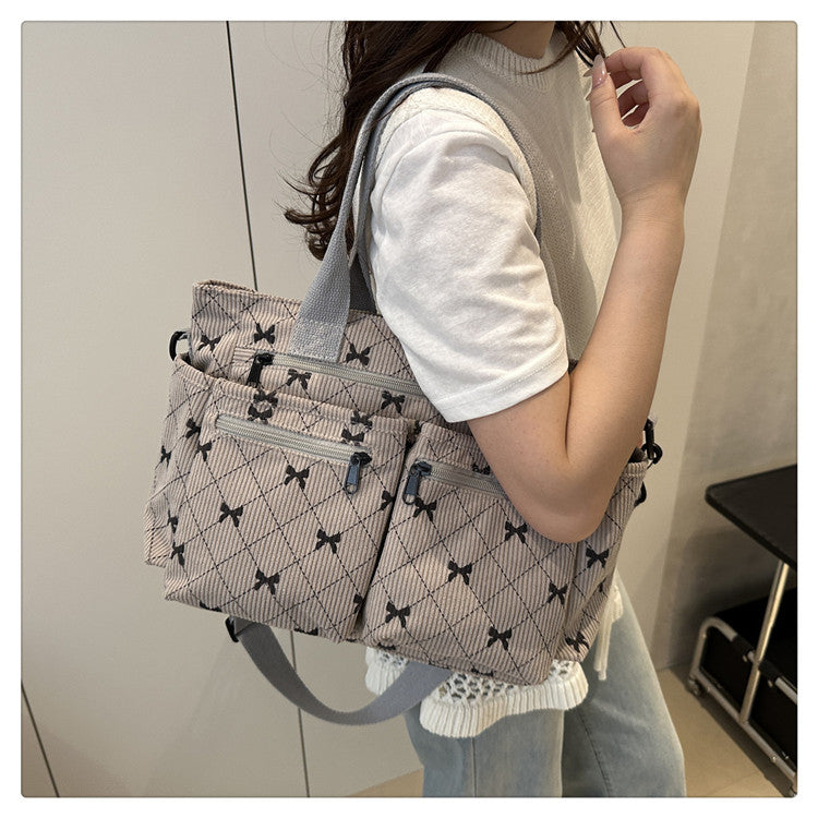2025Summer New Simple Fashion Underarm Tote Bag This Year's Trendy Retro Commuter Shoulder Bag for Women