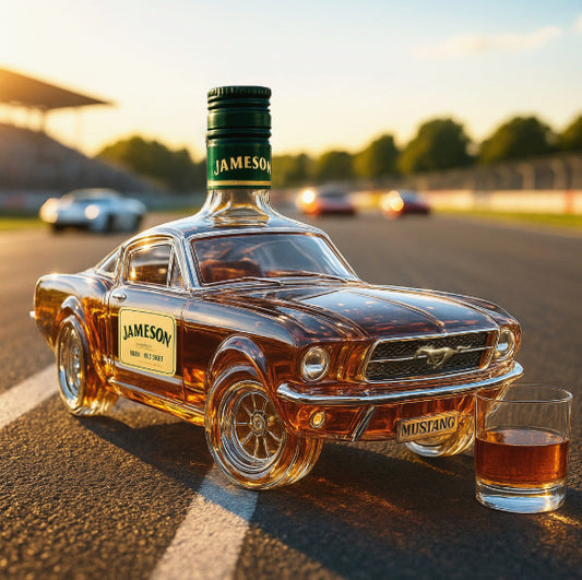 Cross-border New Product Independent Station Bestseller Police Car Whiskey Bottle Wild Horse Whiskey Bottle
