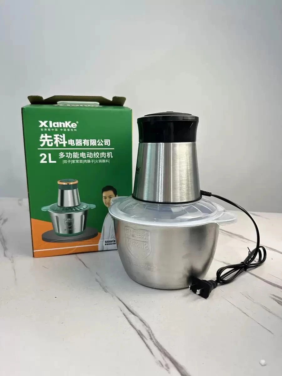 Yiduomi Household Meat Grinder3L Stainless Steel Electric Meat Grinder Wholesale Commercial Small Vegetable Chopper Kitchen Processor
