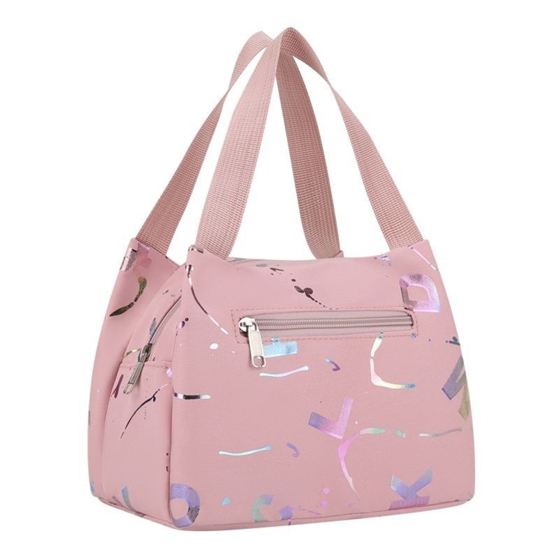 Cloth Bag Women Canvas Handheld Small Bag Oxford Cloth Waterproof Lunch Bag Phone Bag Women Bag New Style Mom Shopping Bag