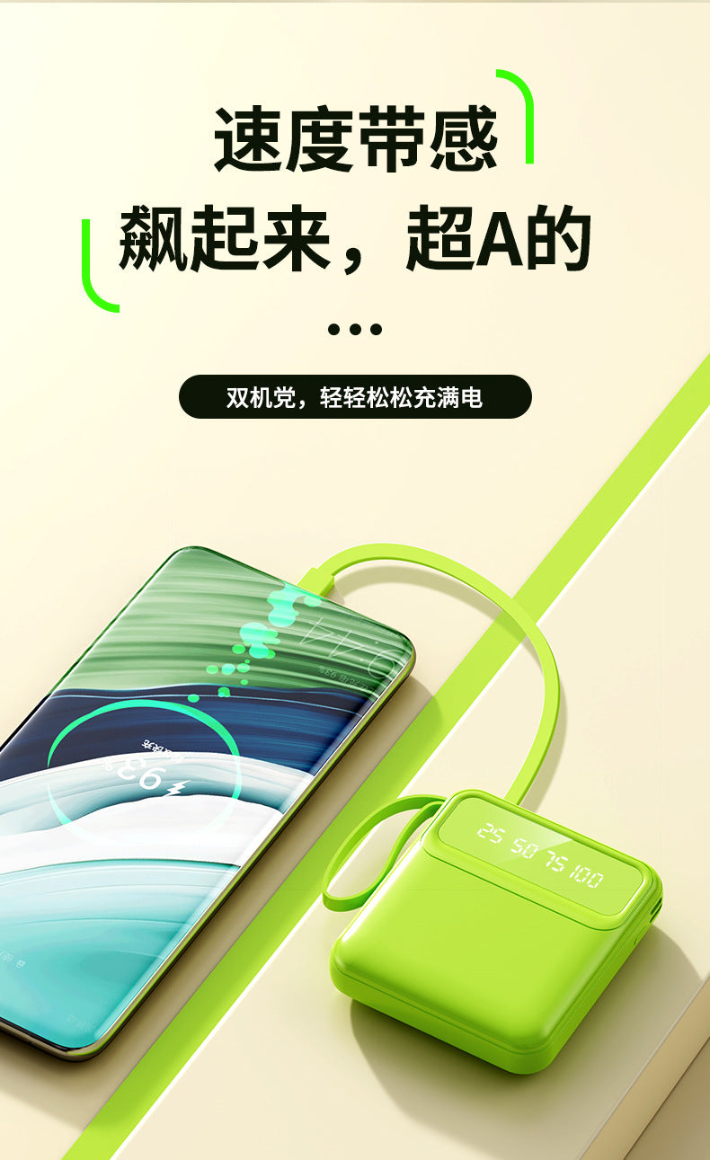 Cross-border wholesale mini power bank3c Authentication20000mAh Large Capacity Power Bank Gift Printing logo