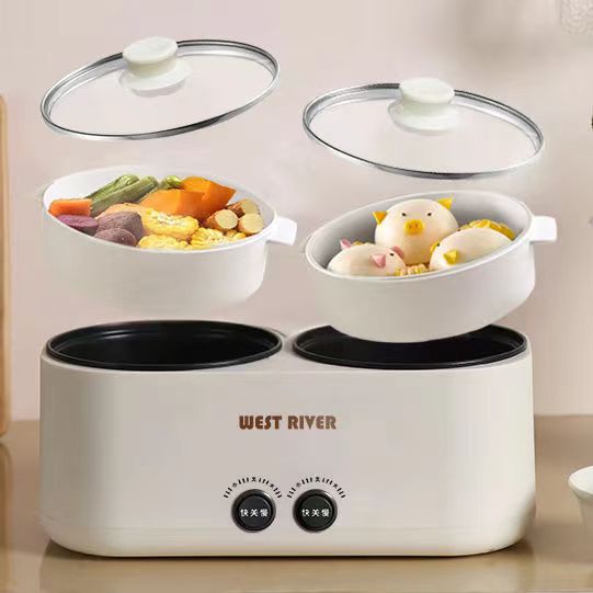 Wholesale Dual Pot Rice Cooker Fully Automatic Multi-Functional Integrated Rice Cooker Hot Pot Steaming Intelligent Reservation Insulation