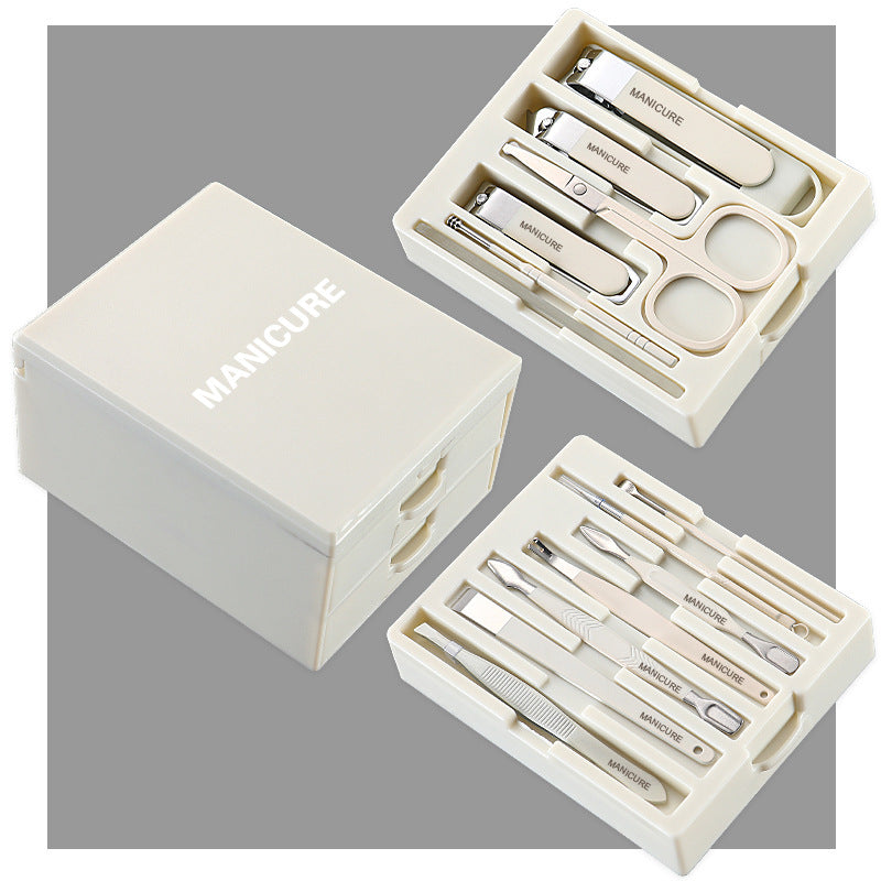 Carbon Steel Anti-Splash Manicure Tool Nail Clipper Large Size Wholesale good quality household multifunctional nail clipper set box