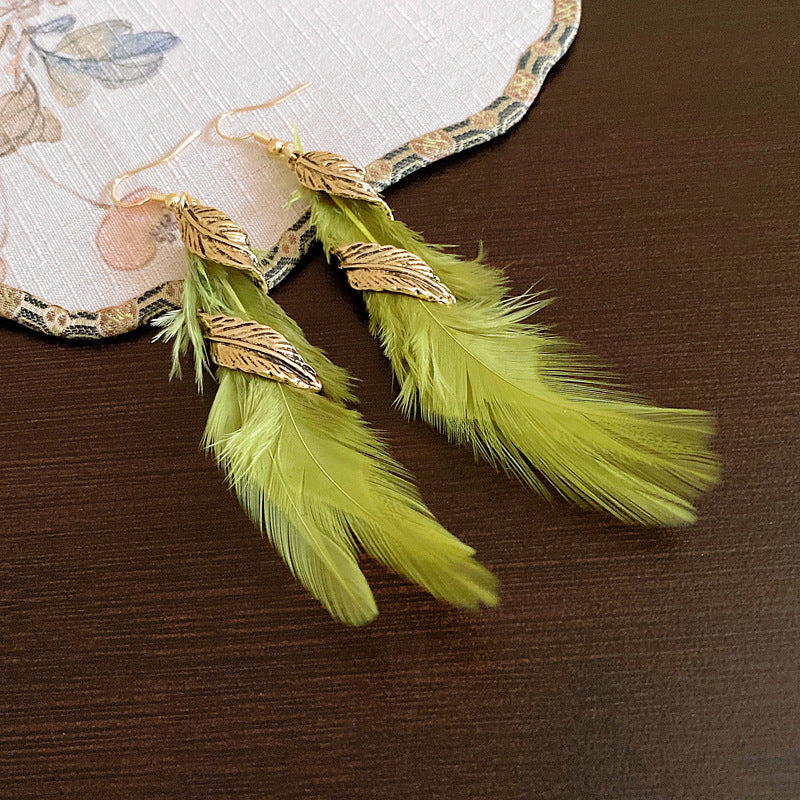 Bohemian Style Earrings for Women2025New Hot-Selling High-End Ethnic Style Unique Exaggerated Earrings Elegant Ear Jewelry