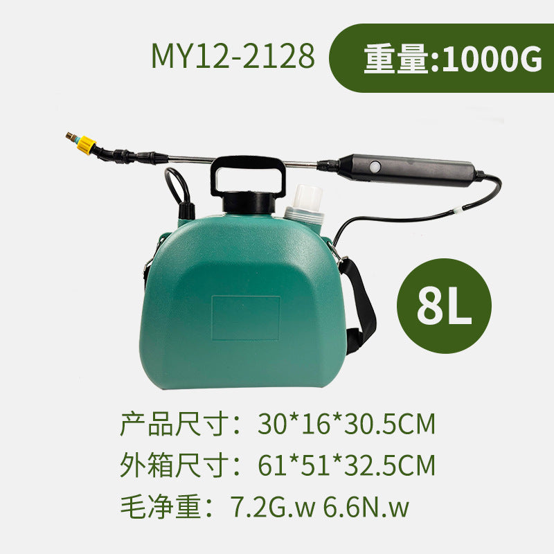 Cross-Border Gardening Electric Sprayer Household Watering Handheld Electric Spray Gun Garden Electric Atomizing Watering Can