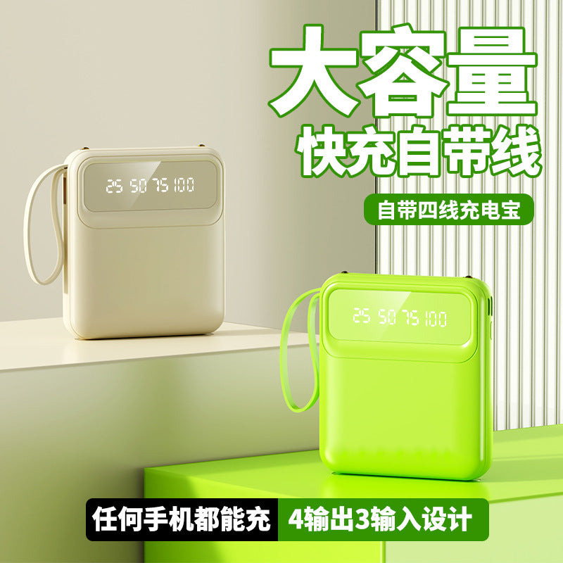 Cross-border wholesale mini power bank3c Authentication20000mAh Large Capacity Power Bank Gift Printing logo