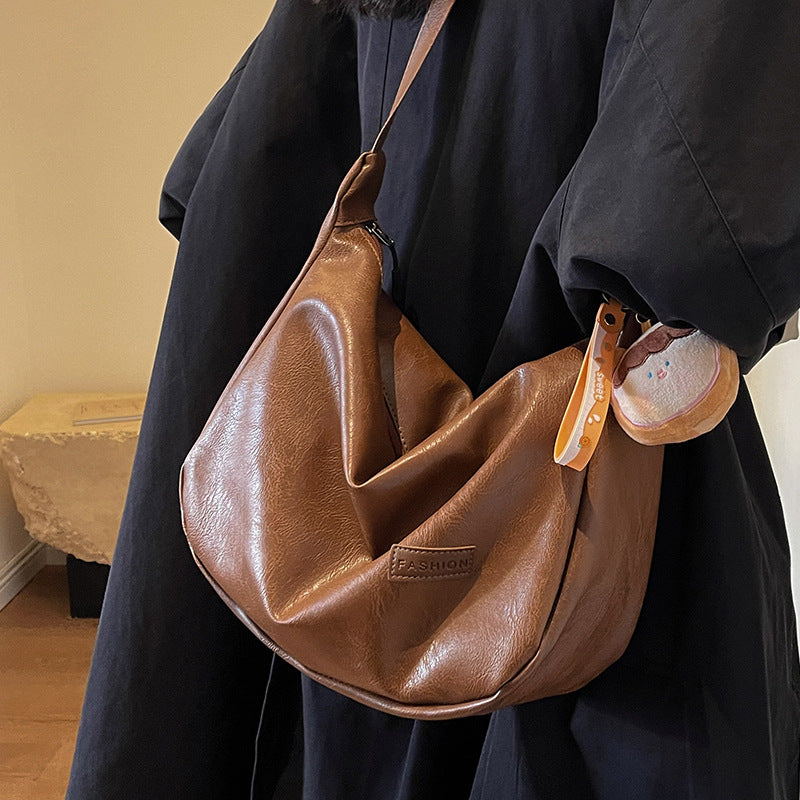 Niche Underarm Bag for Women2024New Autumn and Winter Fashion Retro Dumpling Bag High-end Versatile Shoulder Crossbody Bag