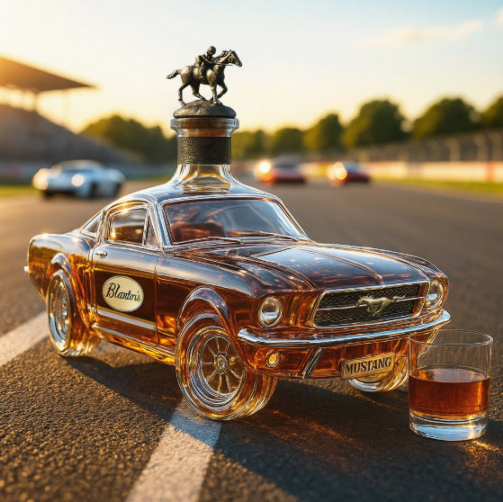 Cross-border New Product Independent Station Bestseller Police Car Whiskey Bottle Wild Horse Whiskey Bottle