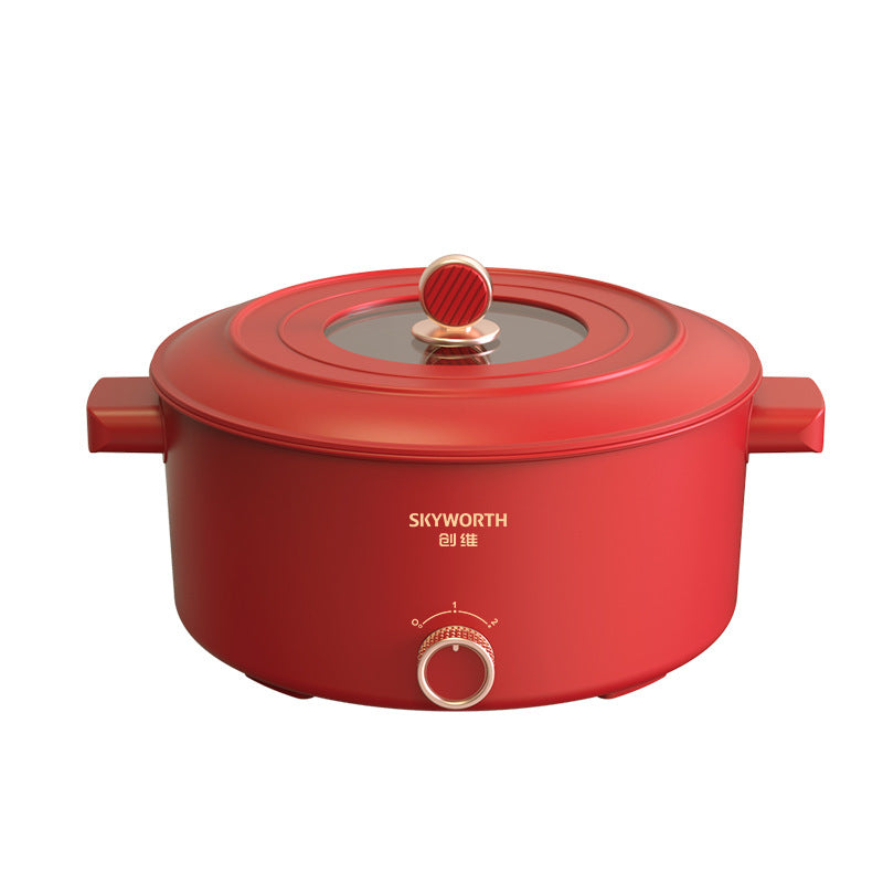 Skyworth Skyworth Electric Hot Pot Household Electric Frying Pan Multi-Functional Small Electric Cooking Pot Dormitory Steaming and Frying Electric Pot F220