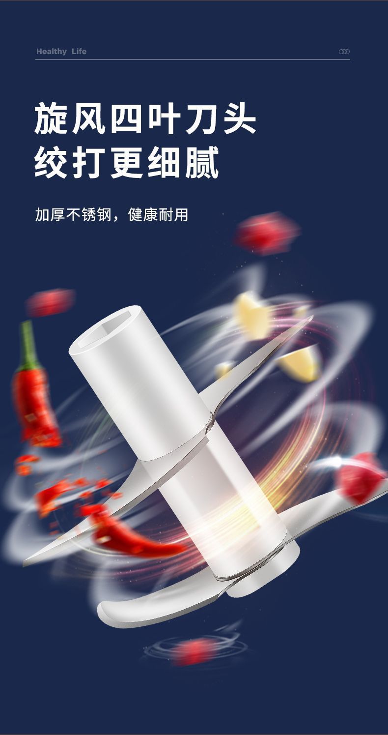 Meat Grinder Household Small Wireless Charging Model Food Processor Electric Mixer Kitchen Supplies Meat Grinder Garlic Grinder AliExpress