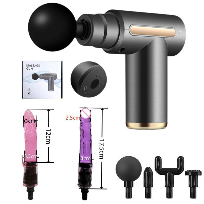 Fascia Gun Modified Head Massage for Women Multi-Functional Adapter Replacement Silicone Accessories Adult Gun Head Massager Device