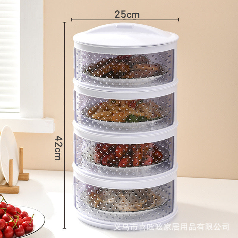 Table Cover for Dishes, New Household Dining Table Leftover Storage Cabinet, Food Cover to Prevent Flies and Mosquitoes, Food Storage Rack