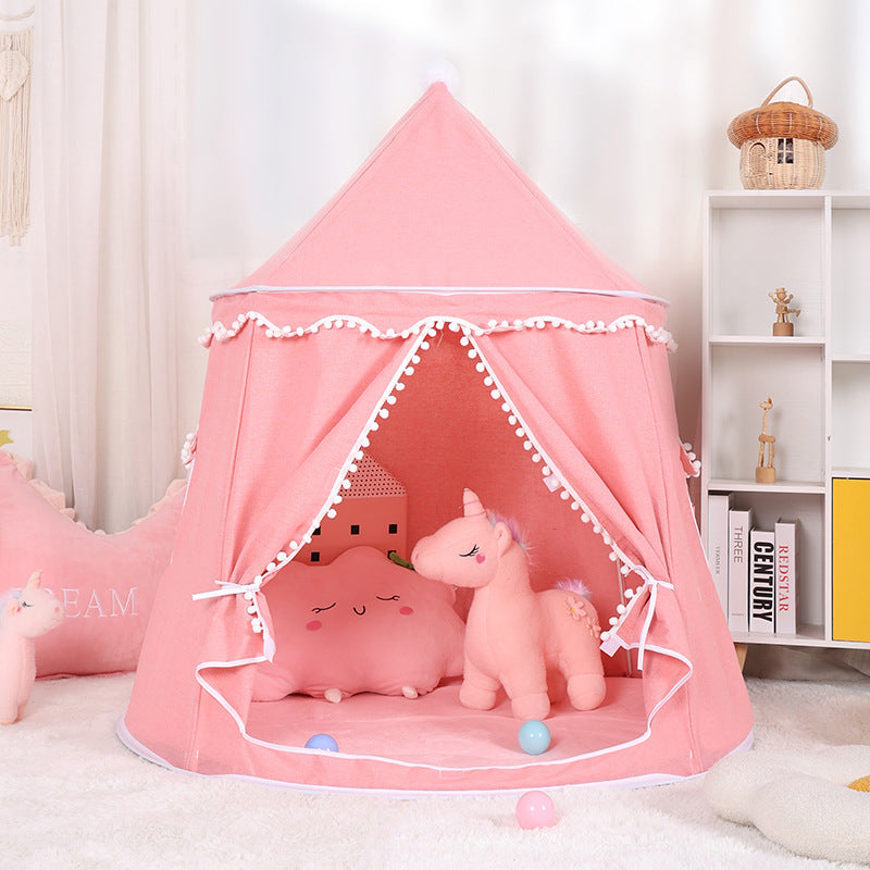 Large Space Children's Tent Portable Indoor Boys Girls Game House Castle Small House