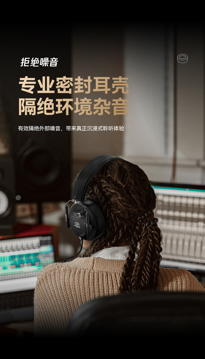 New Wolfhunter Model JT01x Over-Ear Monitoring Headphones Entry-level Movie Music Foldable Private Model Headphones In Stock