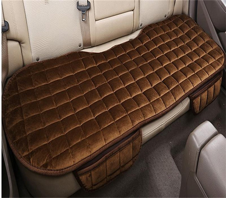 Winter 3-Piece No-Backrest __NS 99__h Car Seat Cushion – Front Non-Slip Grid Pattern