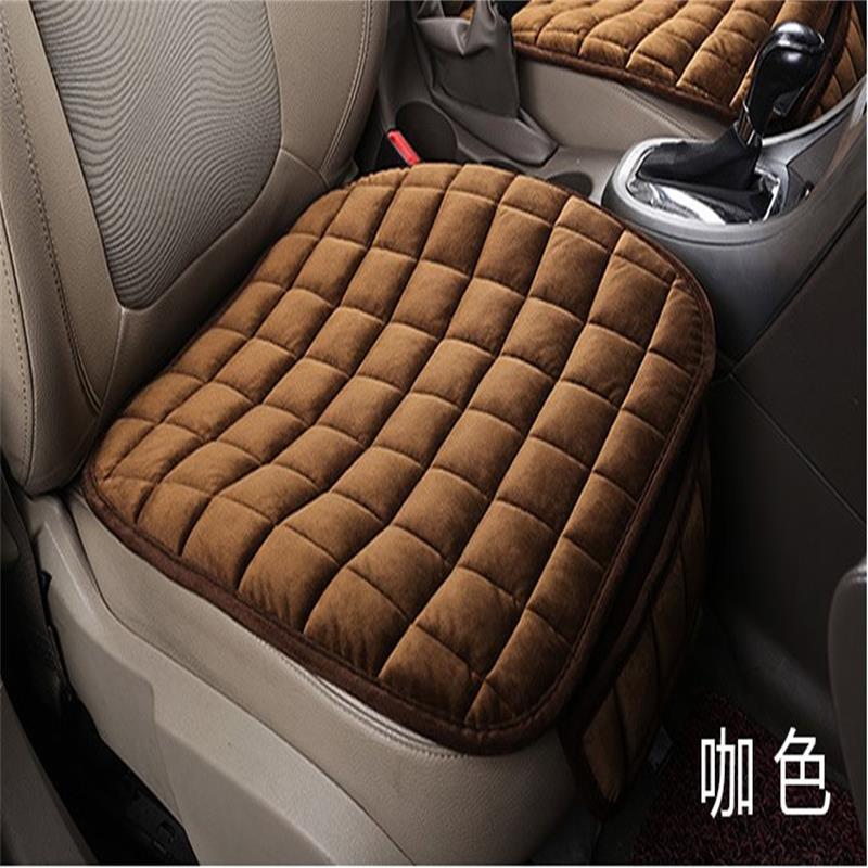Winter 3-Piece No-Backrest __NS 99__h Car Seat Cushion – Front Non-Slip Grid Pattern