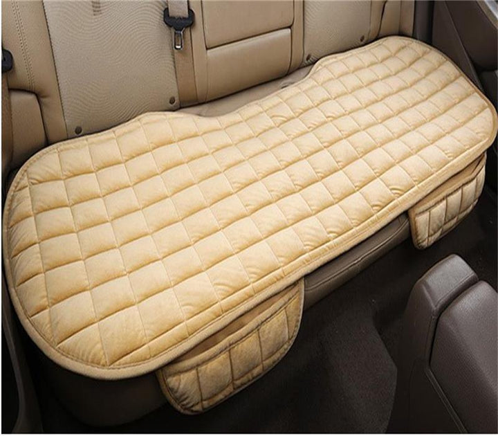 Winter 3-Piece No-Backrest __NS 99__h Car Seat Cushion – Front Non-Slip Grid Pattern