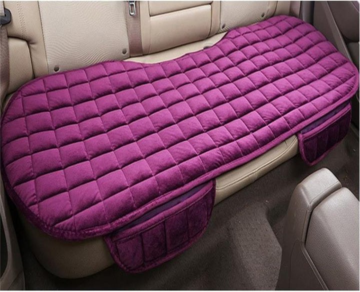 Winter 3-Piece No-Backrest __NS 99__h Car Seat Cushion – Front Non-Slip Grid Pattern