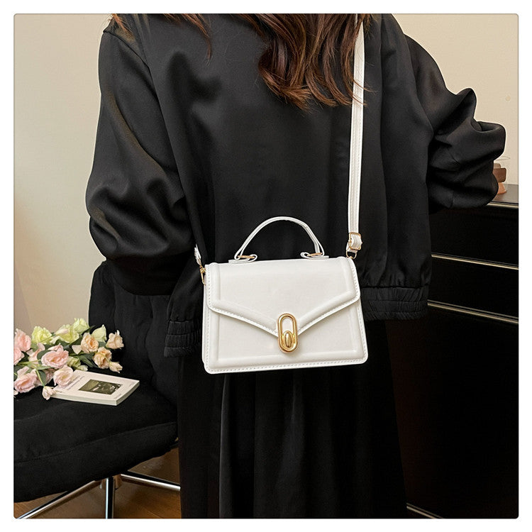 Fashionable and Elegant Small Square Bag2025Summer New Korean Style Niche Casual Commuter Crossbody Bag Trendy Shoulder Bag