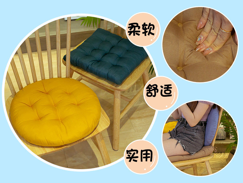 Amazon hot Seat Cushion Chair Pad Round Square Chair Cushion Student Seat Cushion Winter Home Dining Chair Cushion
