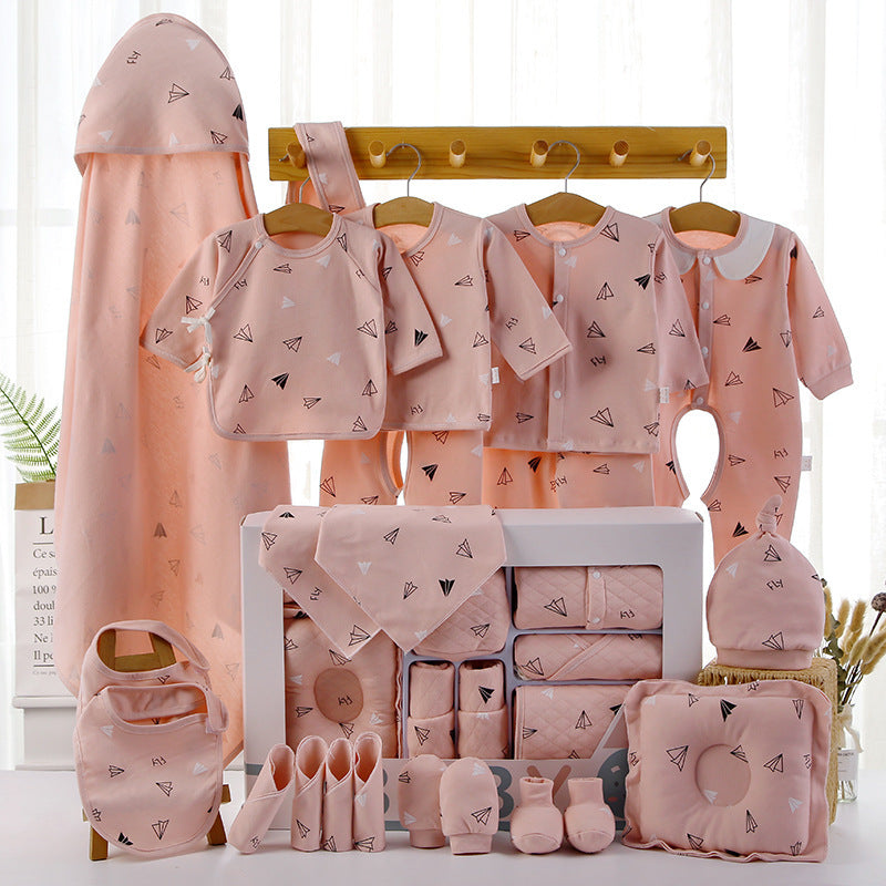 Newborn baby gift box pure cotton set03Newborn Baby Maternity Supplies Collection 100-Day Gift Set
