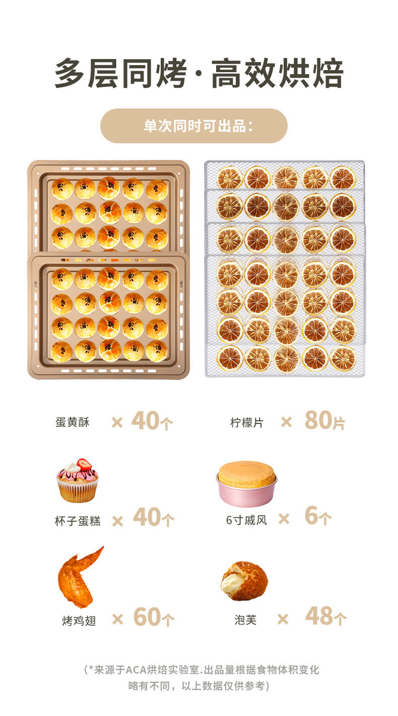 Convection Oven Commercial40L Household Small Baking Multi-Functional Fermentation Defrosting Enamel Air Fryer Electric Oven
