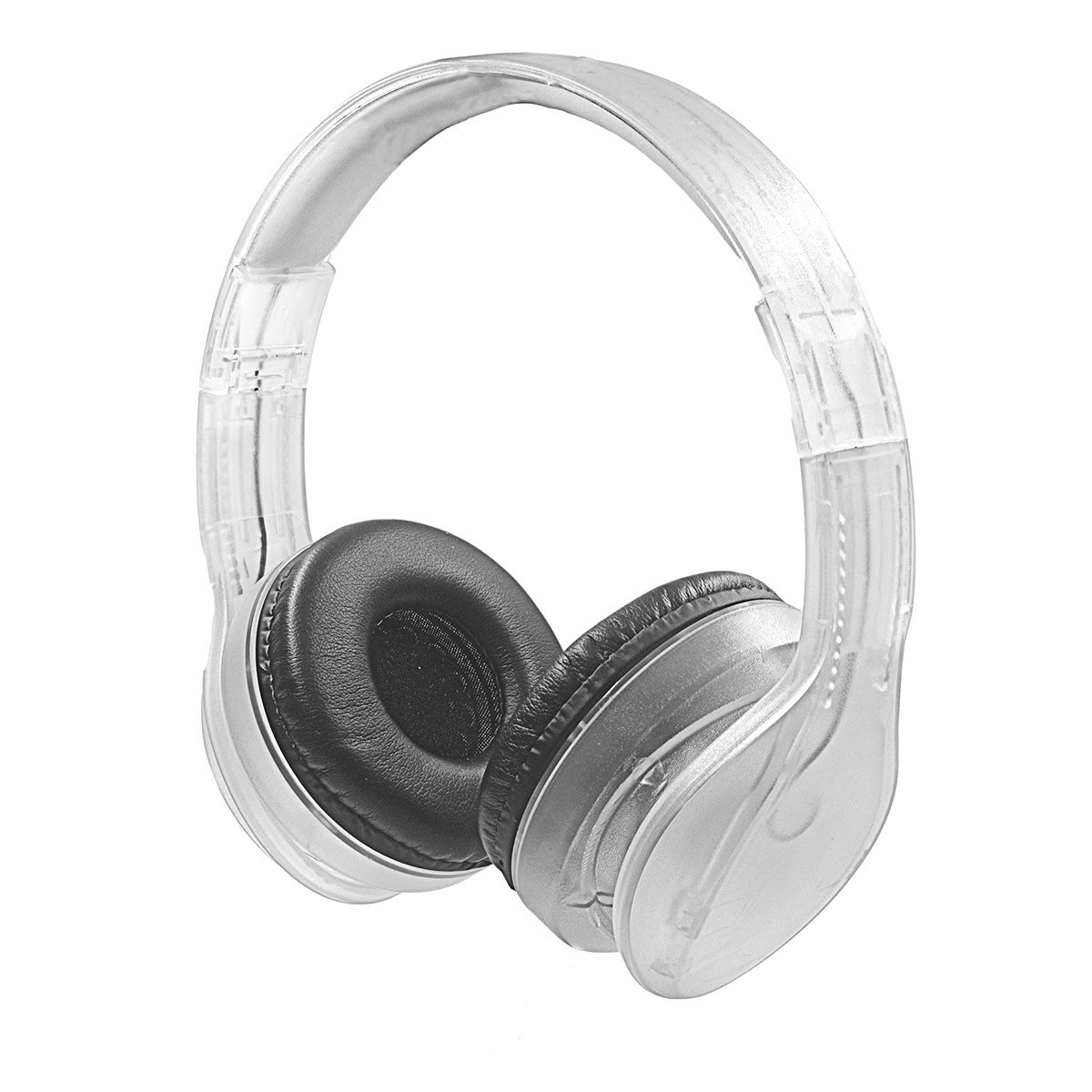 Cross-border New Transparent Headset Bluetooth Earphones Wired Gaming Bluetooth Earphones Noise Cancelling Headset