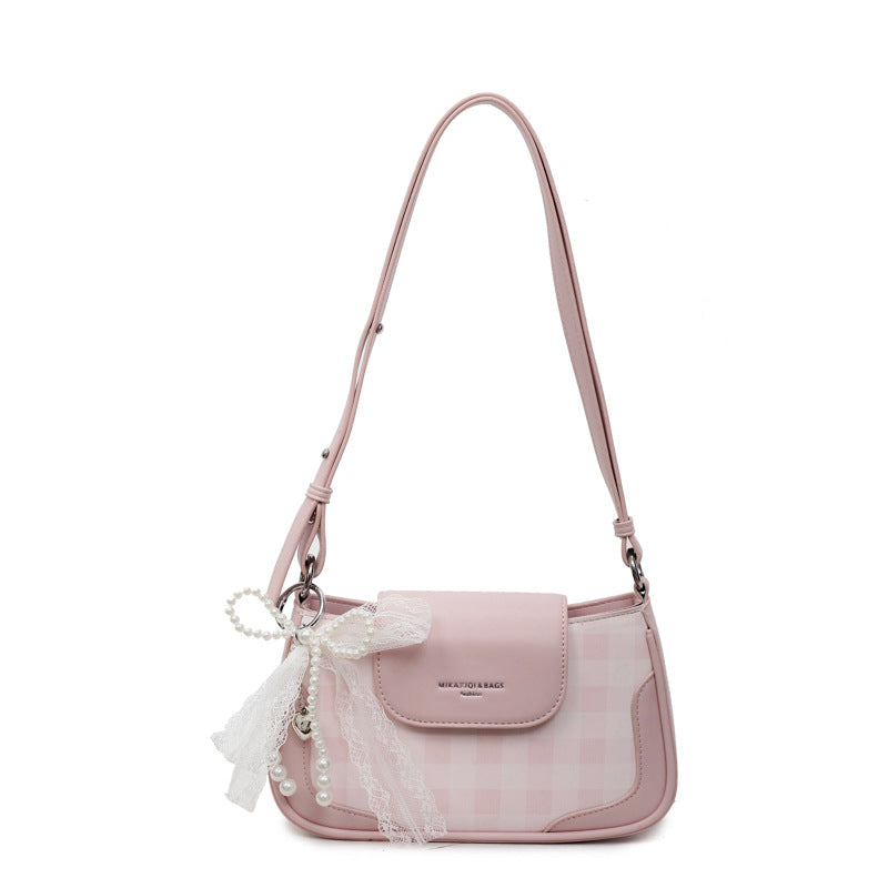 Cross-border high-end trendy underarm bag small square bag for women2025New Handbag Trendy Fashion Versatile Shoulder Bag