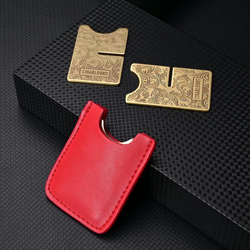Dragon Eggplant （CIGARLOONG） Cigar Holder Lightweight Cross Portable Stainless Steel Folding Open and Close Holder