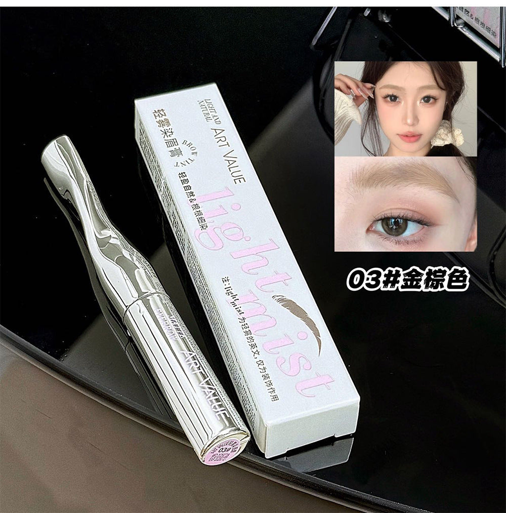 Art Value Light Mist Long-lasting Eyebrow Dye Korean Style Light Brown Matte Eyebrow Cream for a Natural Look with Distinct Hair Lines829