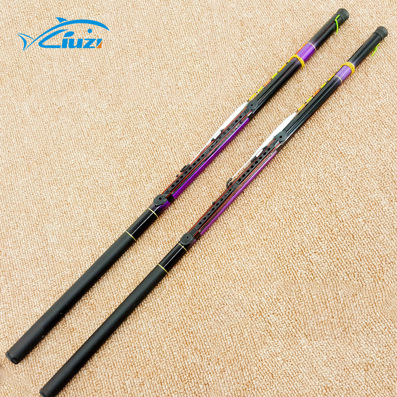 Cheap Fiberglass Hand Rod Wholesale Six Fishing Gear Fishing Rod Hand Rod Fishing Rod Set Fishing Gear Stream Rod Fishing Rod
