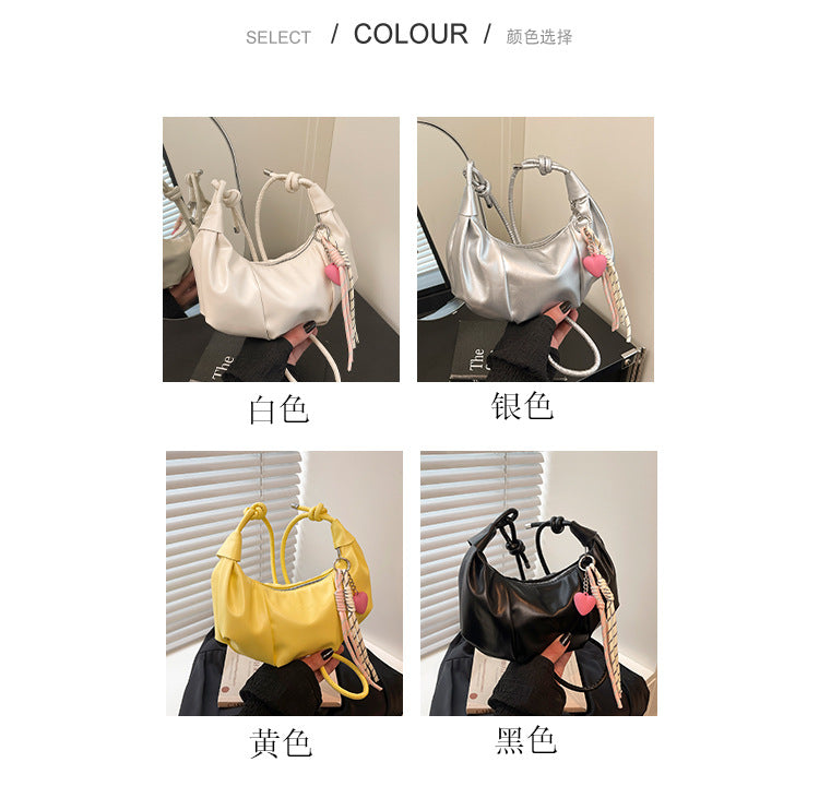 High-end Underarm Bag for Women2025New Trendy Fashion Versatile Casual Single Shoulder Bag Crossbody Dumpling Bag