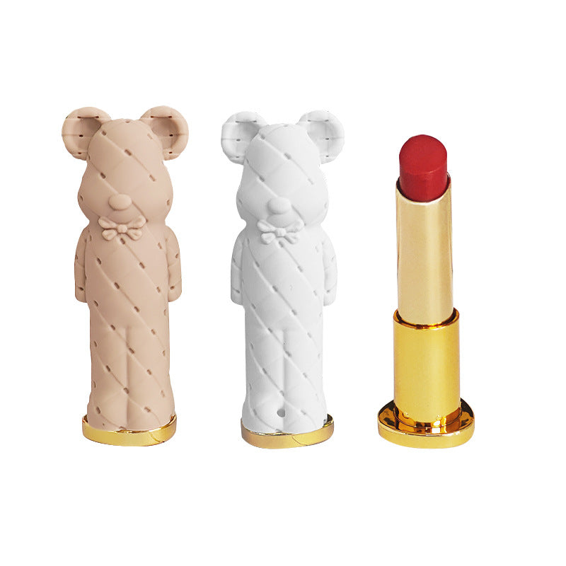 YPYP Bill Bear Solid Water Glossy Mirror Lipstick Moisturizing Brightening Lip Wrinkle Reduction Student Natural Look Tinted Lip Balm