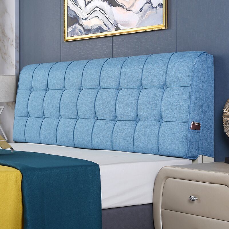 Headboard Cushion Full Cover Cushion Soft Cover Light Luxury Pillow Modern Tatami Simple Self-Adhesive Anti-Collision Head Fixation