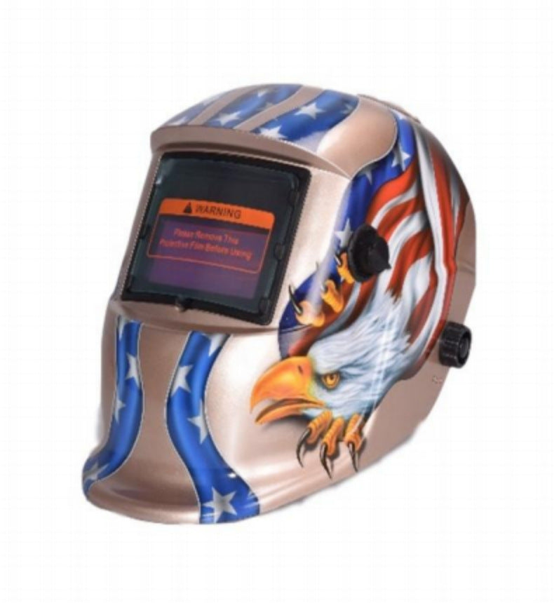 107Solar Automatic Dimming Welding Protective Mask Head-mounted Argon Arc Welding LCD Welder Mask